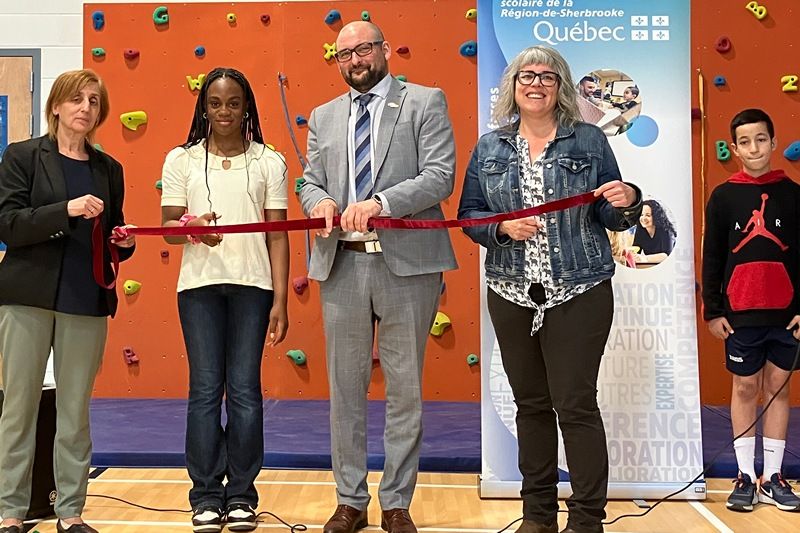 Inauguration du nouveau gymnase de l’école Sylvestre au coût de 3 917 620 $